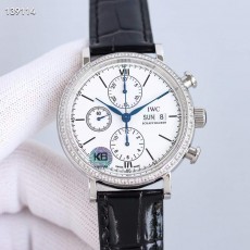 IWC 포르토피노 크로노그래프 다이아베젤링 150주년 에디션 42mm IW391027 7750무브